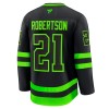 Dallas Stars tröja Fanatics Premium Jason Robertson 2024-25 Svart Tredje - NHL Tröjor Herr